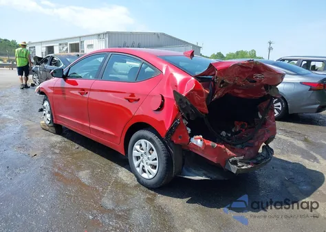 2017 Hyundai Elantra Se z USA, uszkodzony, nr VIN 5NPD74LFXHH210060